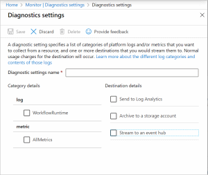 Diagnostics Settings | Cloud Monitoring | ORBIT Cloud Encyclopedia