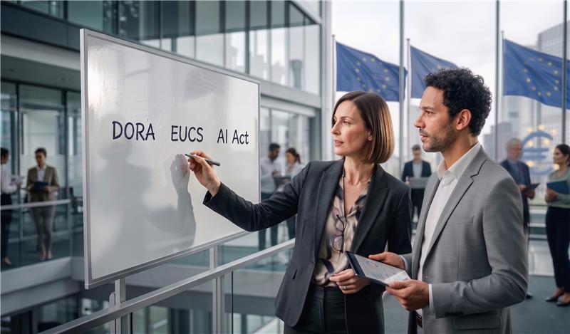 Compliance 2026: jak změní DORA, EUCS a AI Act fungování (českých) finančních institucí | Encyklopedie cloudu ORBIT